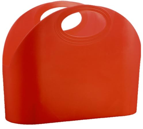 gebar Shopping Bag Einkaufstasche, tragbare stabile Tasche aus strapazierfähigem 3 mm Kunststoffin mit 2 Tragegriffe, Farbe