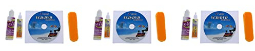 Janasiba 3 X 4 in 1 CD DVD ROM Kit di pulizia