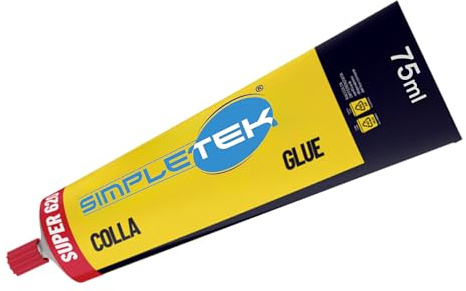 SIMPLETEK - Colla Adesivo Neoprenico Super 620 - Tubetto da 150ml - Adesivo di Contatto ad Alta Resistenza per Pelle, Cuoio, Sughero, Plastica e Gomma