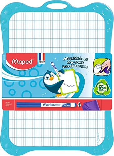 Maped 258500 4 Schreibtafel, trocken abwischbar, weiß
