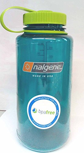 Nalgene Everyday Trinkflasche Lime with Lid White 1 Liter