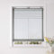 Yujiao Mao Uni Raffrollo Ösenrollo Kessy Biese transparent Voile Rollos 1er-Pack B*H 80 * 140cm Grau