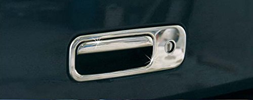 Recambo Edelstahl Türgriff Blenden Kappen SET V2A kompatibel für VW Golf 3 4 T5 Lupo Caddy 3 Sharan Polo 6N | Kofferraumöffner Griff Heckklappe | Abdeckung Verkleidung