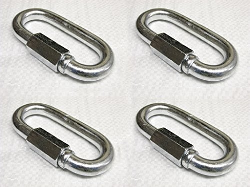 Screw Lock Repair Quick Link 6MM X4 Galvanised Chain Secure Fastener)