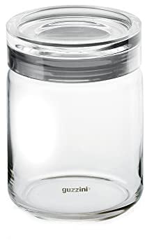 Guzzini, Boîte L, 10,5 x h16,5 cm, Gris Ciel D'hiver