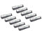 vhbw 10x Farbband Schriftband kompatibel mit Dascom T 5040, T 5040 MSH-H, T 5000 Series Nadeldrucker, Bondrucker - Schwarz