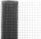 Tidyard Drahtgeflecht Maschendrahtzaun mit PVC-Beschichtung- Hundezaun Katzenzaun Hühnerzaun, Grau,1 m Höhe, 10 m Rolle, Maschenweite: 12 x 12 mm, Drahtstärke 0,8 mm
