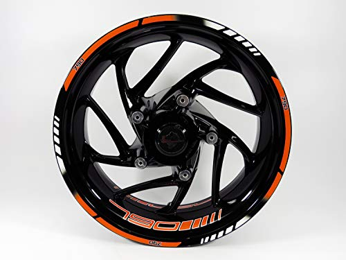 BIKE-label Felgenbett Felgenrand Aufkleber kompatibel mit KTM 790 Duke 710039VA