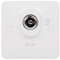 Schneider Electric Lisse White Moulded - Lockable Single Light Switch, Double Pole, 20AX, GGBL2010LS, White