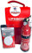 Pack protection incendie avec un détecteur de fumée autonomie de 10 ans et un extincteur à poudre 1 kg