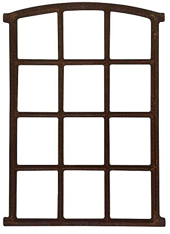 zeitzone Stallfenster Eisenfenster Rostig Nostalgie Scheunenfenster Rahmen Antik-Stil 78cm