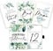 45 Baby Meilenstein-Karten im Eukalyptus Design für Jungen & Mädchen mit hochwertiger Verpackung von Cozy Racoon - Meilensteinkarten als Geschenk zur Geburt, Babyparty, Schwangerschaft