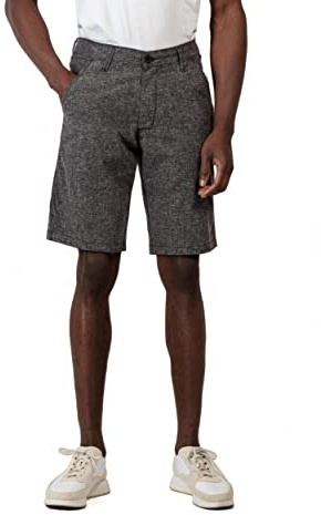 Reell Flex Grip Chino Short, Black Linen 31