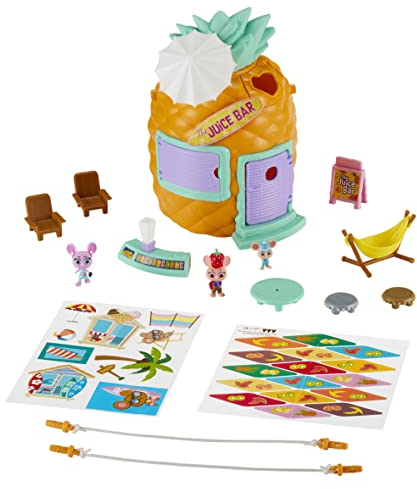 Character Options 07395 Millie & Friends Mouse in The House - Juego de Barra de Jugo de piña, Juguetes coleccionables, Juego imaginativo, Regalo para niños de 3 a 7 años, Multicolor