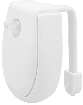 Luz de Baño con Sensor de Detección de Movimiento, 3 Modos de Iluminación, Luz LED para Inodoro de Baño, Luz Nocturna RGB Colgante para Inodoro