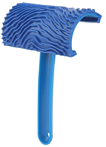Malwerkzeug Für Holzmaserungseffekte, Gummi-Holzmaserungs-Farbroller, Farbroller Mit Griff, Natürlicher Holzmaserungs-Maker Für DIY-Wanddekoration