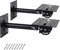 Nbguigdstr Heavy Duty Speaker Mounts Support up to 80lb | Speaker Wall, Ceiling, or Shelf Mount | Speaker Wall Mount Brackets Holders and Stand Mount | Adjustable Swivel & Tilt (2 Packs,Black)