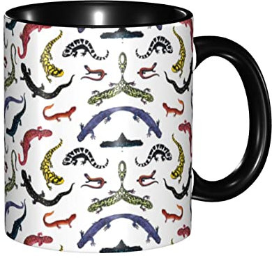 Salamander-Becher, Keramikbecher, Heimbüro-Tasse