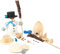 Holzwaren Egermann Bastelset Räuchermännchen Schneemann mit Reisig - 14 cm