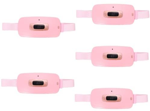 SOLUSTRE 5st Massage-taillenstütze Zeitraum Menstruations-taillenunterstützung Wärmepflaster Gegen Krämpfe Warmes Gerät Mädchen Rosa Werkzeug Mit Fleece Gefüttert Heizung