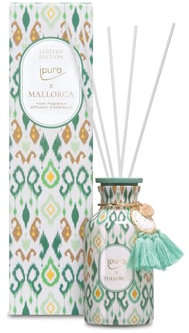 Ipuro Raumduft X Mallorca 240 ml - Duftstäbchen, Keramik Verdunster, Diffuser, Raum Duft