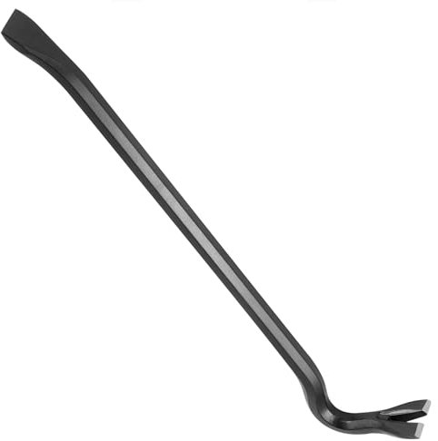 Hardys Hand Tools - Heavy Duty 12 Treated Carbon Steel Crow Bar, Swan Neck Wrecking Bar with Chisel End, Ideal Tools for Men, Crow Bars for Lifting Floorboards, Removing Nails