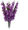 SEDLAV Künstliche Gladiolen-Blume, 66 cm, für den Außenbereich, in Vase