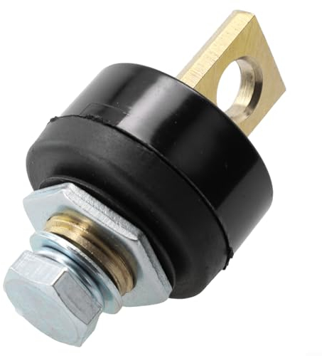 DKJ10 25 35 50 Placa trasera europea de soldadura Conector rápido de placa única, oro negro (A)