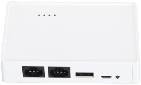 Server di Stampa WiFi USB, 3 modalità Funzionamento Semplice Bianco 480Mbps 10/100Mbps LAN Bridge Server di Stampa Wireless USB 2.0 per la Casa