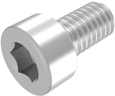 SECCARO Zylinderschraube M1,6 x 4 mm, Edelstahl V2A VA A2, DIN 912 / ISO 4762, Innensechskant, Vollgewinde, 20 Stück