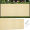 Tenda a Vela Traspirante 250 x 400 cm Rettangolare Protezione Raggi UV Tende da Sole Respirante Antivento Prova di Sole per Esterno, Serra, Balcone, Giardino, Color Crema