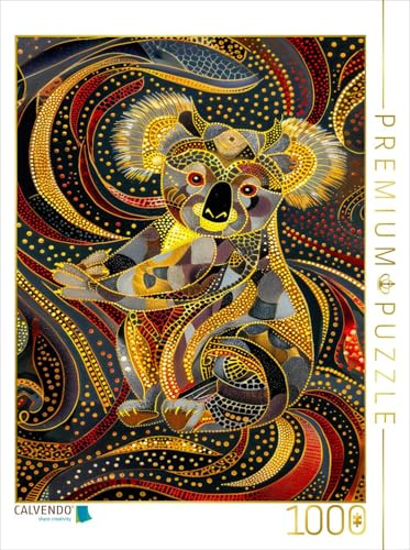 Puzzle · Koala im Stile der Aborigine-Kunst | Koala im Stile der Aborigine-Kunst · 1000 Teile · Lege-Größe 64 × 48 cm · CALVENDO Puzzle