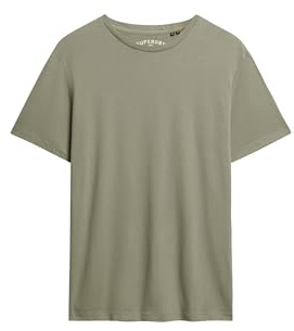 Superdry Herren Klassisches Essential T-Shirt Helles Kakigrün L
