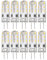 G4 LED-Leuchtmittel, Silikon, 1,5 W, warmweiß, 3000 K, Ersatz-Landschafts-, Wohnmobil-, Garten-Glühbirnen
