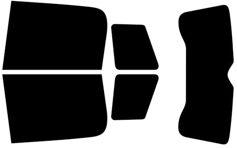 TINTCOM Pre-Cut Window Tint Film for Mini Countryman 5-door Hatchback 2010-2016 - (05% Limo Black) - Rear Sides & Rear Window - Custom Fit, UV Protection, Heat & Glare Reduction, High Performance