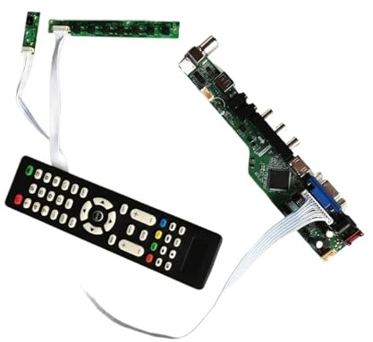 BCHGTRDR Placa Controladora For TV Analógica AV+HDMI+VGA+IR+USB 1440×900, Kit De Bricolaje, Panel LCD LVDS De 30 Pines Y 1 CCFL For LP171W01, LP171WP4 Y LP171WX2.(For LP171WX2(A4)(K8))
