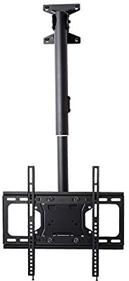 TV Stand Tv Wall Mount TV Ceiling Mount Adjustable Bracket, Fits Most 32-65 LCD, Tilt Swivel Telescopic Bracket