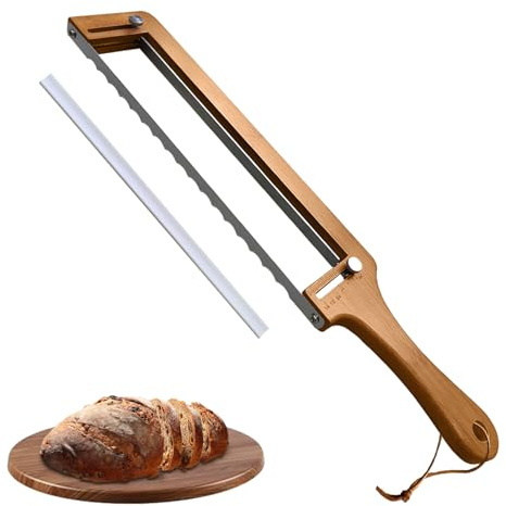 NUWIQ Adjustable Bread Knife for Homemade Bread