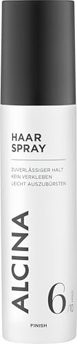 ALCINA Haar Spray | 1 x 125 ml | Aerosolfreies Pumpspray mit elastischem Halt | Schnelltrocknend ohne zu verkleben | Langanhaltender Schutz bei Wind & Feuchtigkeit | Auskämmbar | Für alle Haartypen