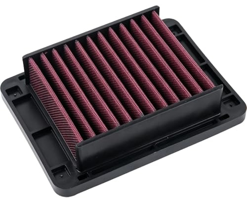BOLOJAU Filtro aria per Yamaha YZF-R3 (2015-2024), R25, MT-03, ABS, MotoGP Edition e TMAX 500/530 XP500 XP530 - Filtro di aspirazione ad alto flusso lavabile riutilizzabile