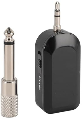 Denash di Pickup Microfono Wireless per Strumenti 2.4G per Chitarra Violino Fisarmonica Violoncello, Suono HiFi, Regolabile a 360°, Condensatore Unidirezionale, Portata 40 M, Performance Sul Palco