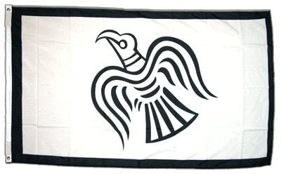 Flagge Wikinger Raven - 90 x 150 cm