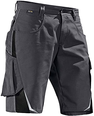 KÜBLER Workwear | Pulsschlag Arbeitsshorts | anthrazit/schwarz | Größe 54