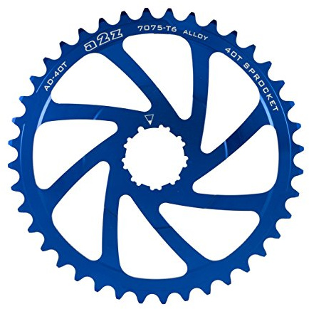 A2Z Wide Range Adapter Cassette Range Extender Sprocket - Blue, Size 42T