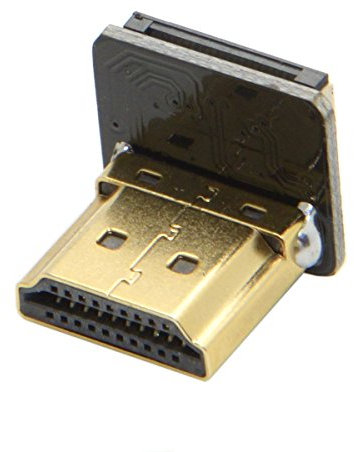 Jser Cyfpv HDMI Type A Male to 90 Degree Angled for FPV HDTV Multicopter Aerial Photography