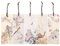 NUOLUX 5 Stück Blumen Vogel Lesezeichen Bookmarkers Chinesische Stil