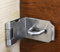 DINGCHI Verrouillage lourd pour cadenas, Verrou de porte, 90 degrés, Verrou de sécurité en acier inoxydable pour porte coulissante/coulissante, Plus épaisseur de nickel satiné
