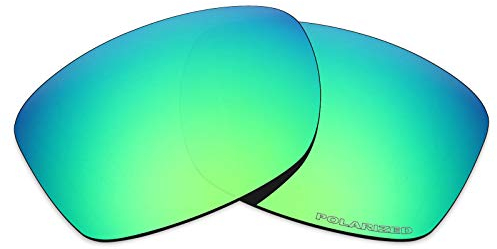 Mryok Verres de rechange pour Oakley Jupiter Squared OO9135-56 mm, Anti-corrosion de l'eau de mer polarisée - Vert émeraude, Taille unique