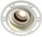 National Lighting Plaster-in Trimless Downlights - 6-Pack Round Recessed Lighting - Matt White LED Downlights Ceiling - 20 Degree Adjustable Tilt Spotlights - 7W 240V LED GU10 Lamp (Not Included)