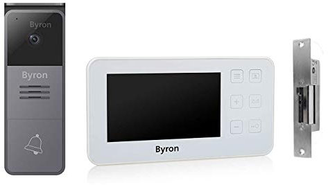 Interphone vidéo pour maison individuelle avec caméra, écran 4,3 et ouverture de porte